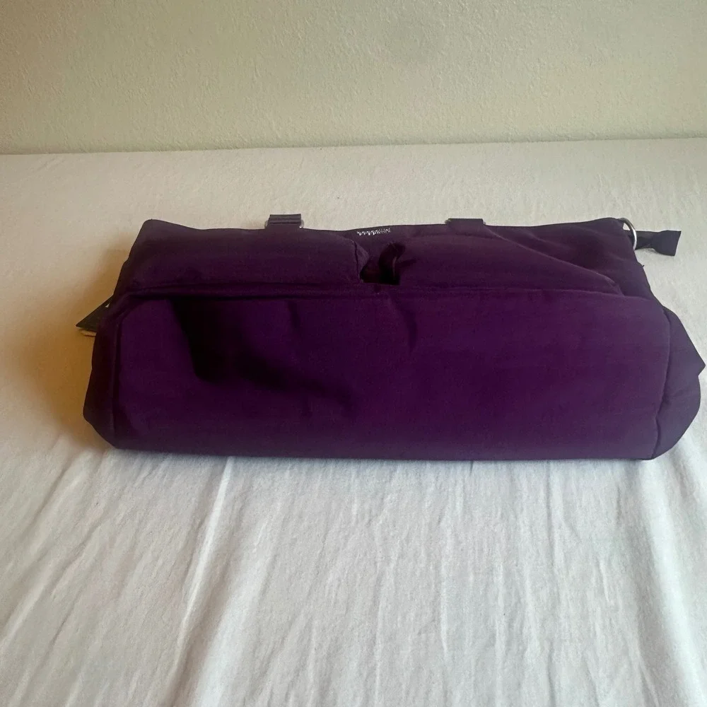 Baggallini Any Day Laptop Tote Purple RFID Water-Resistant Fits 15in MPN NWT